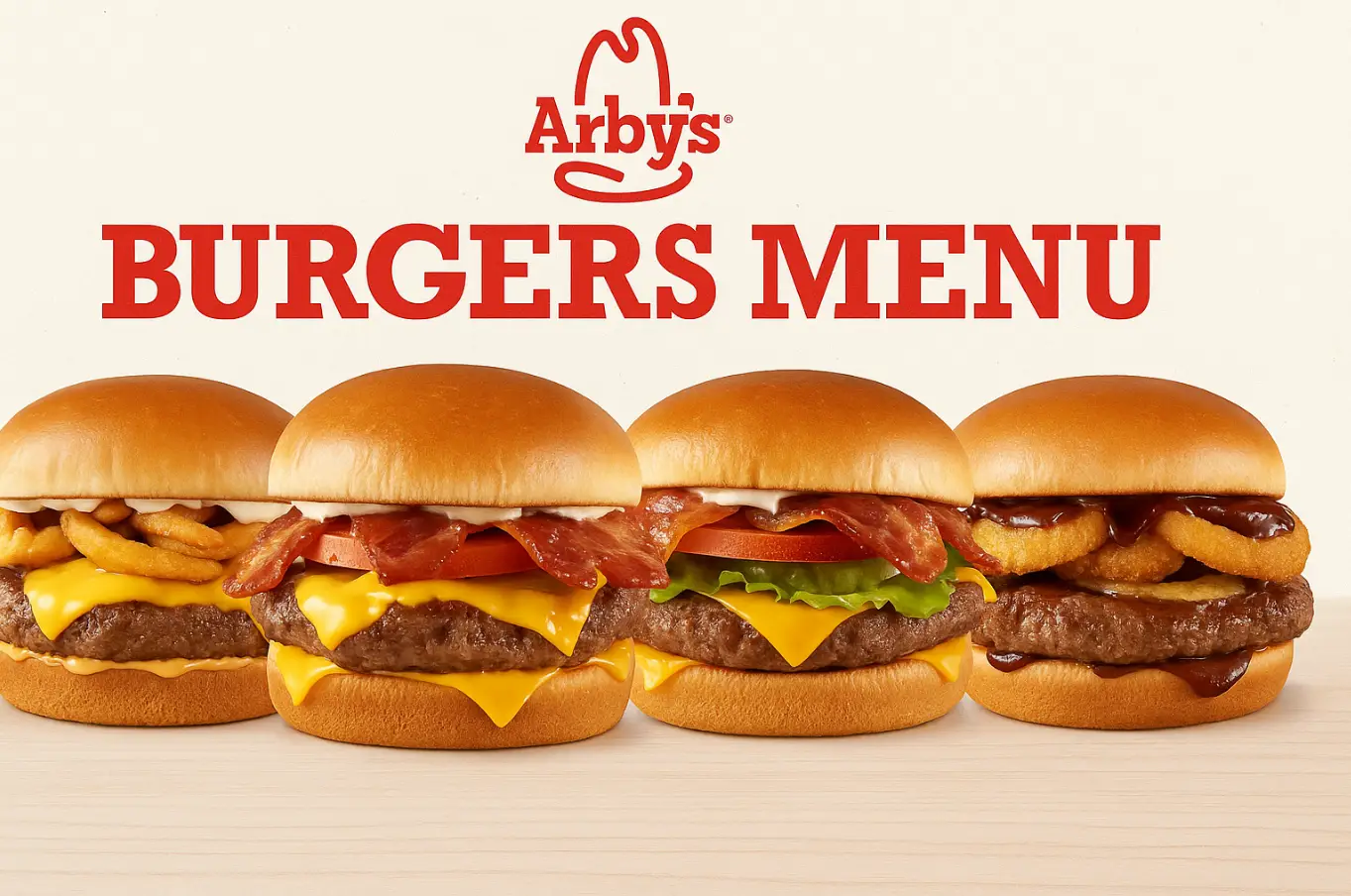 Arbys Burgers Menu Prices